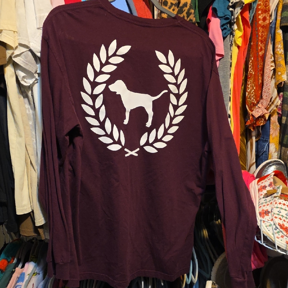 Victoria's Secret Maroon Long Sleeve Tee